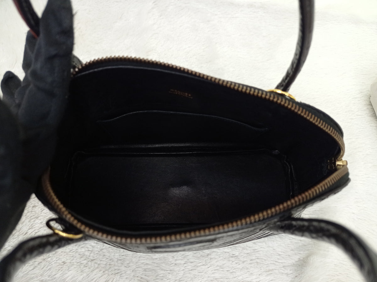 Bolide 27 Croco Porosus Black GHW #W circle