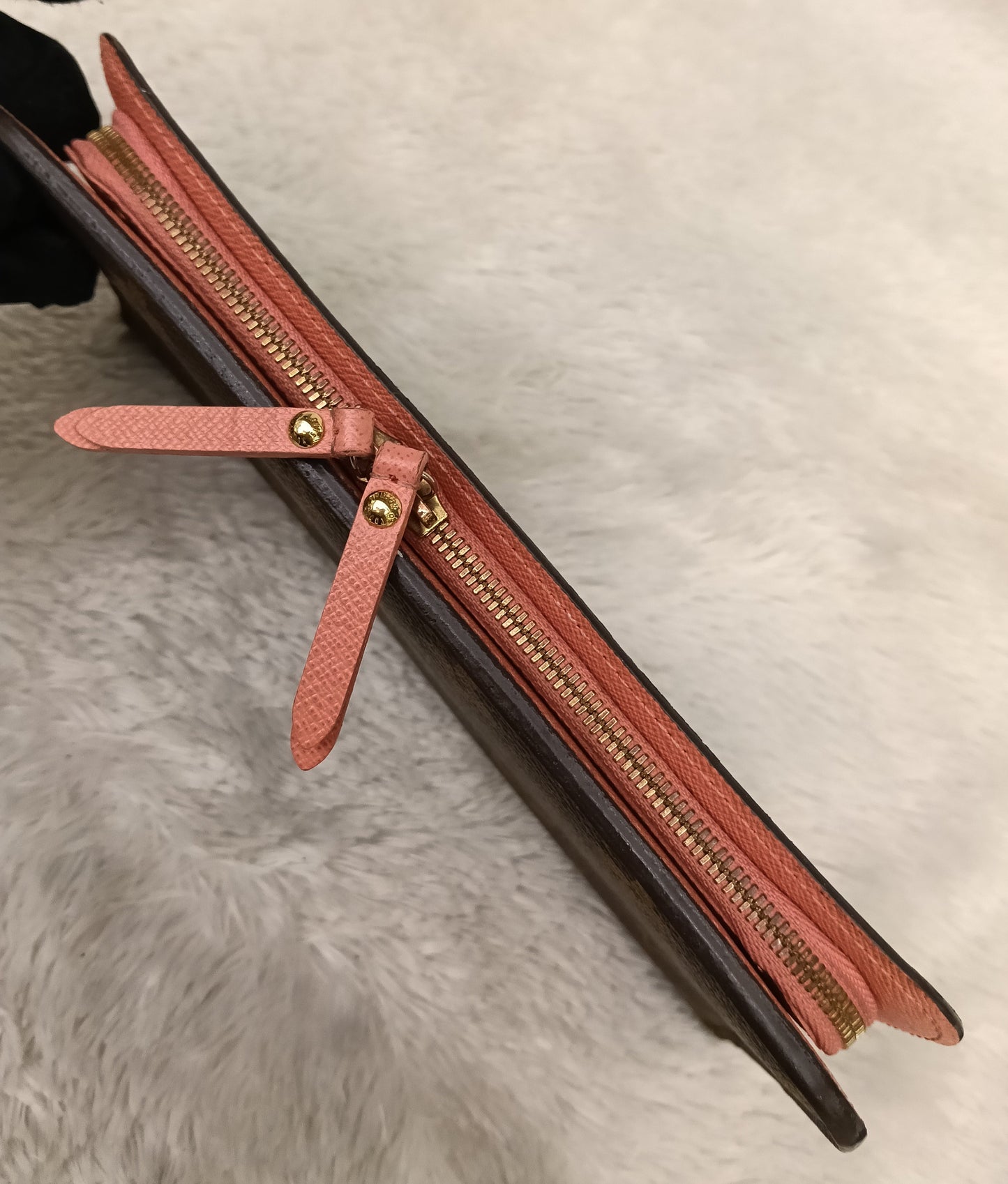 LV Insolite Long Wallet Monogram Salmon Pink