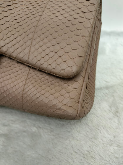 Chanel Jumbo Python Caramel GHW DF #18