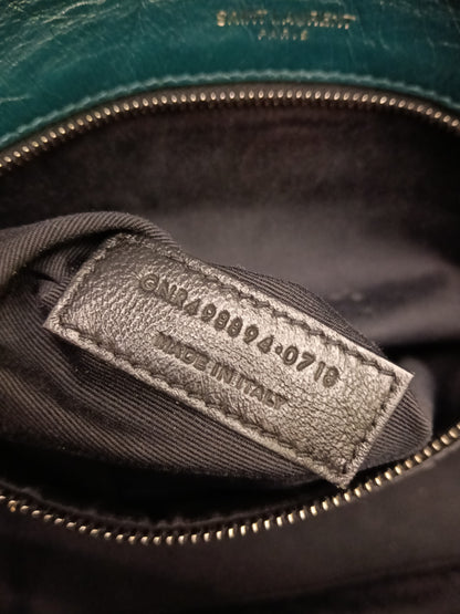YsL Niki Medium Calfskin Emerald Green RHW 2018