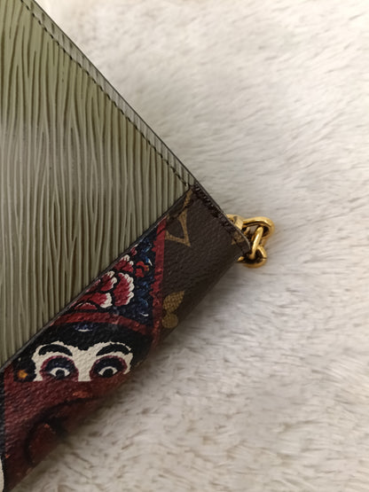 LV Twist Chain Wallet Monogram Kabuki 2017