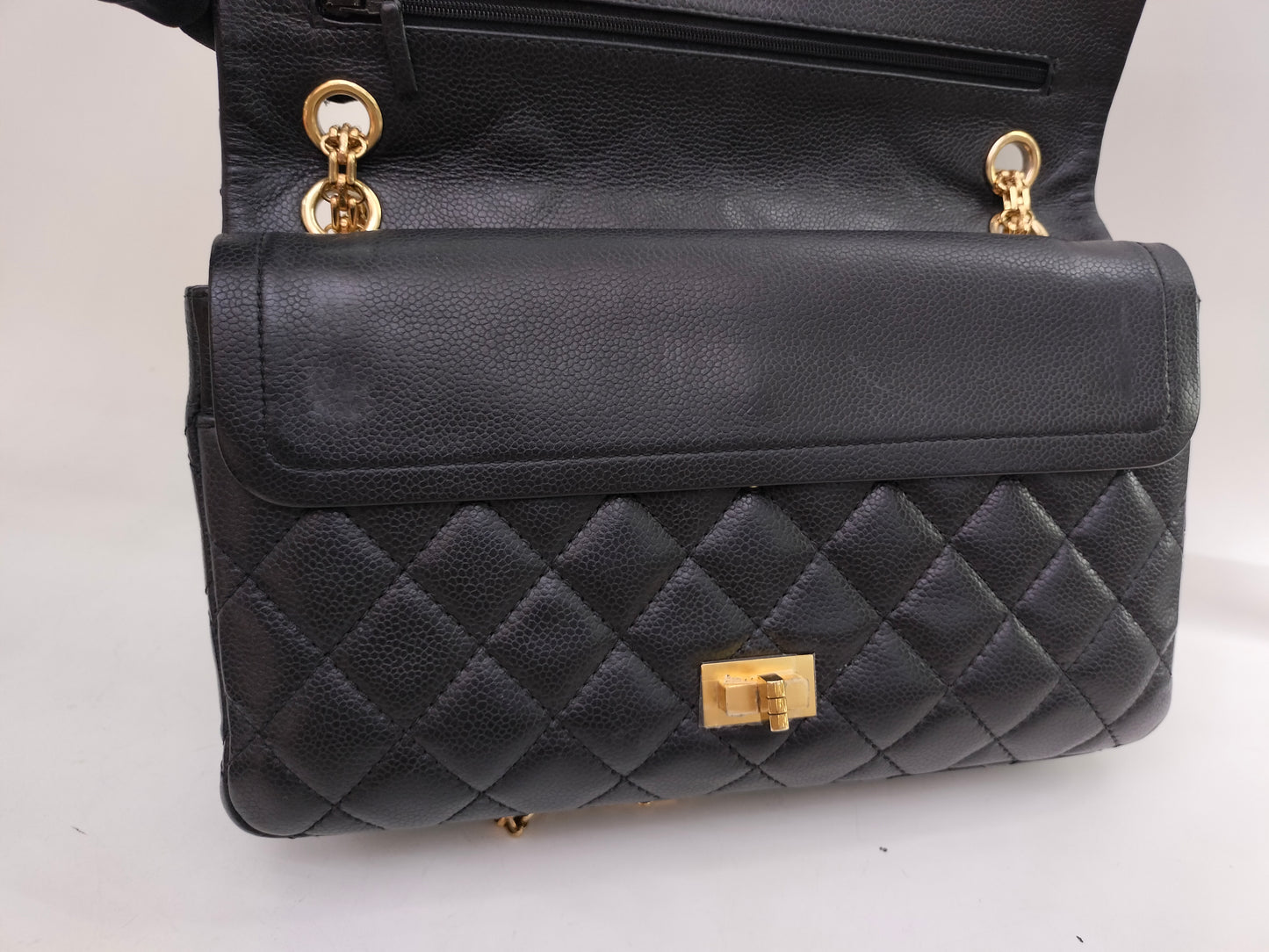 Chanel Reissue 226 Caviar Black GHW DF #19