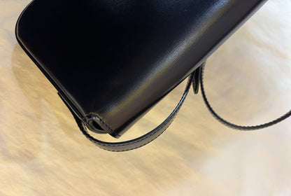 Celine Triomphe Shoulder Calfskin Black GHW 2022