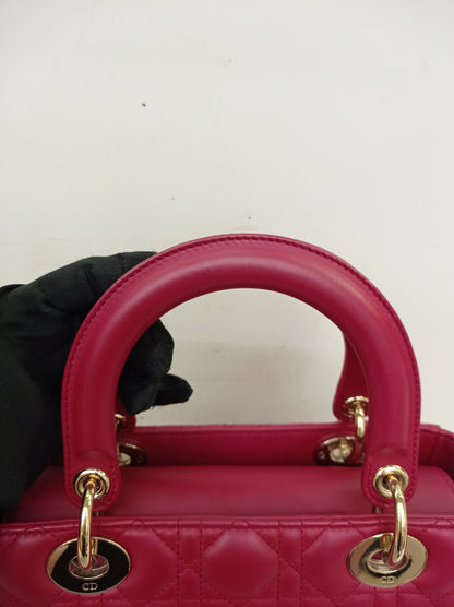 Lady Dior Medium Lamb Burgundy GHW 2020