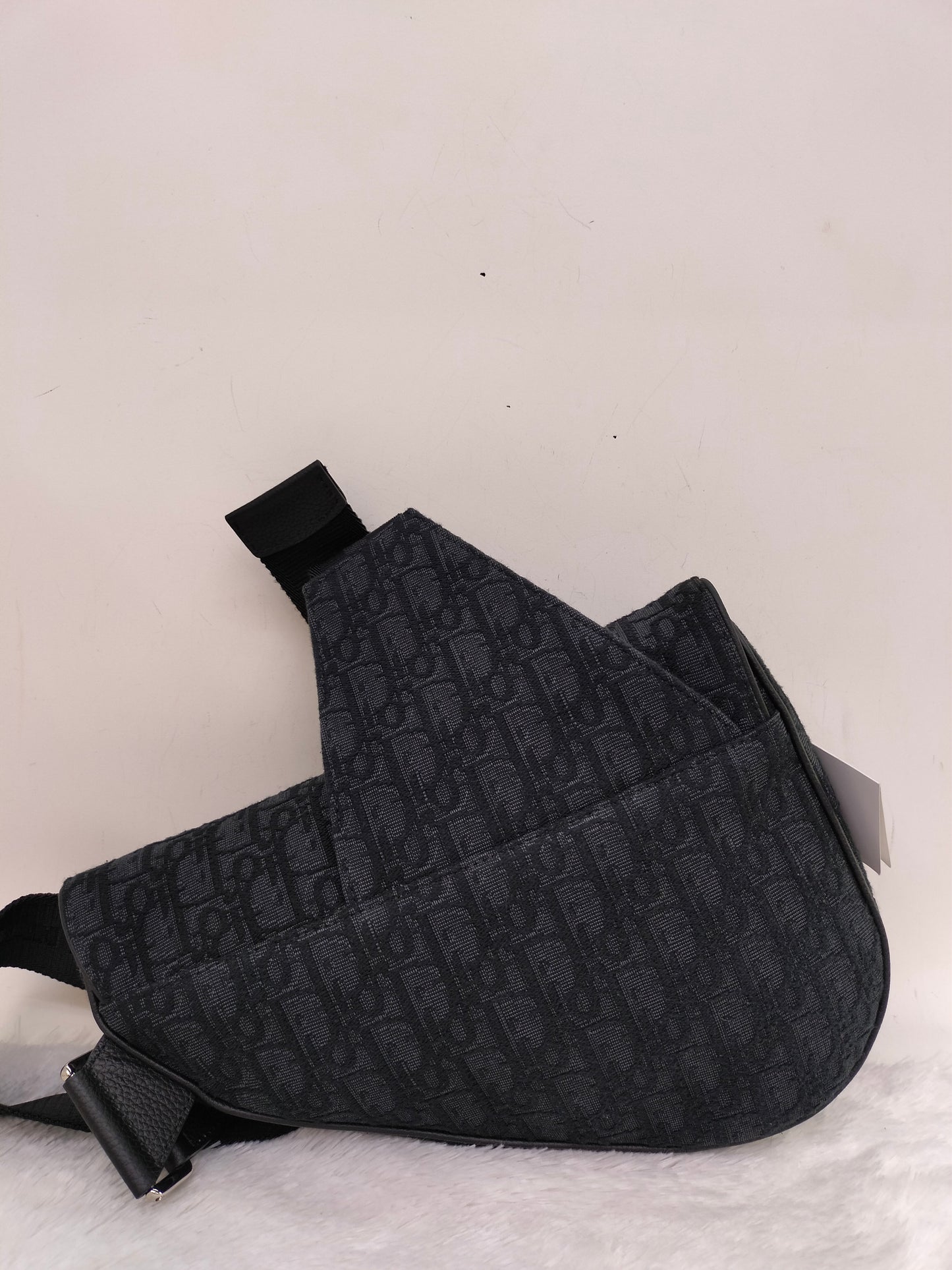 Dior Saddle Men Oblique Jacquard Black 2023