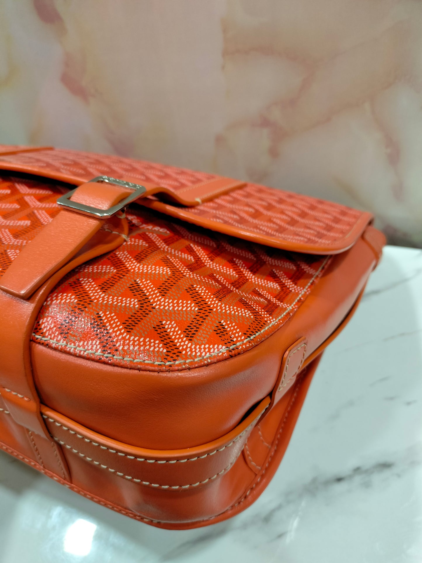 Goyard Belvedere GM Messenger Orange SHW 2010