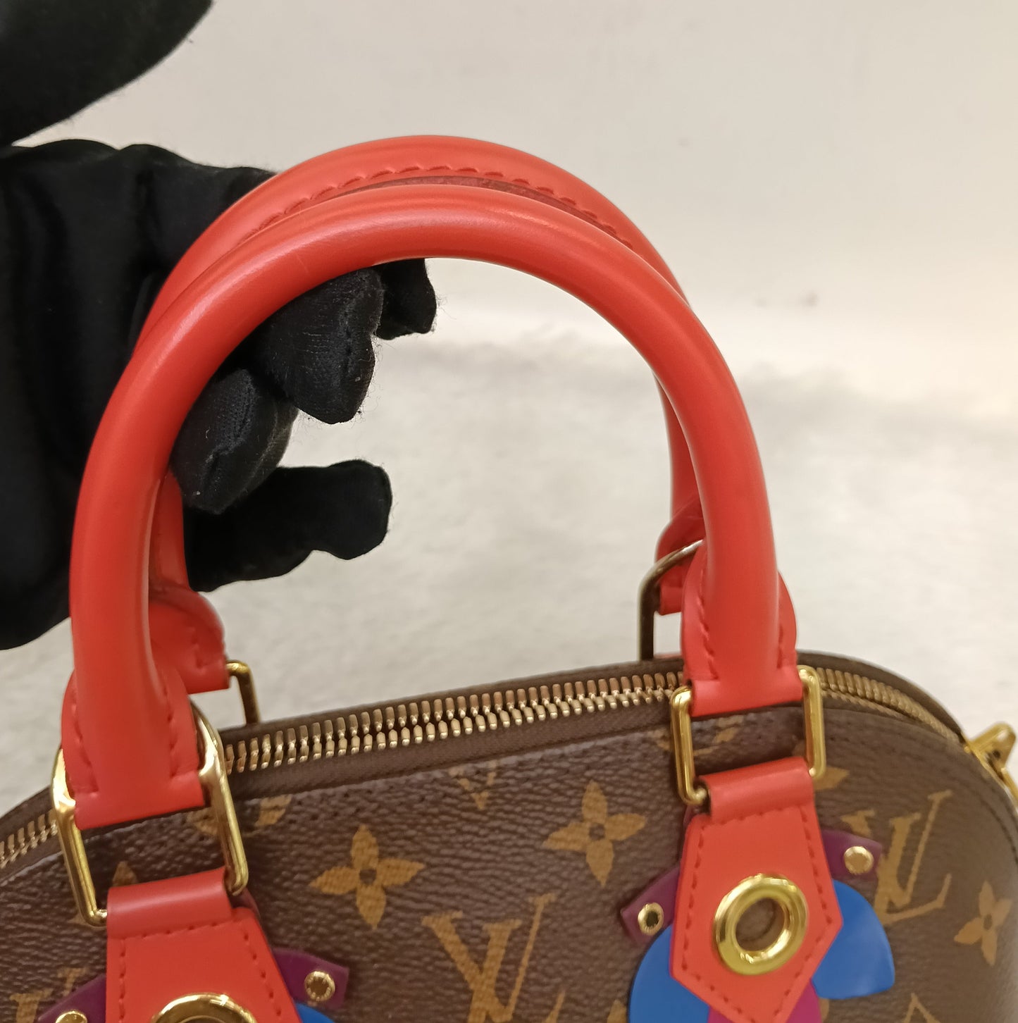 LV Alma BB Monogram Totem Flamingo 2015