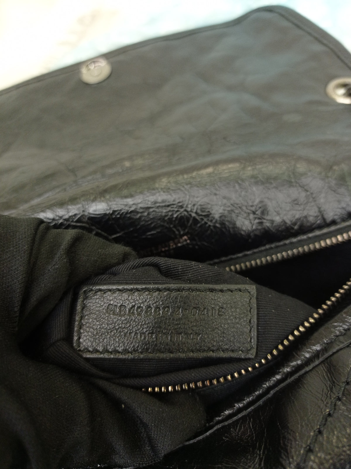 YsL Niki Medium Calfskin Black RHW 2018