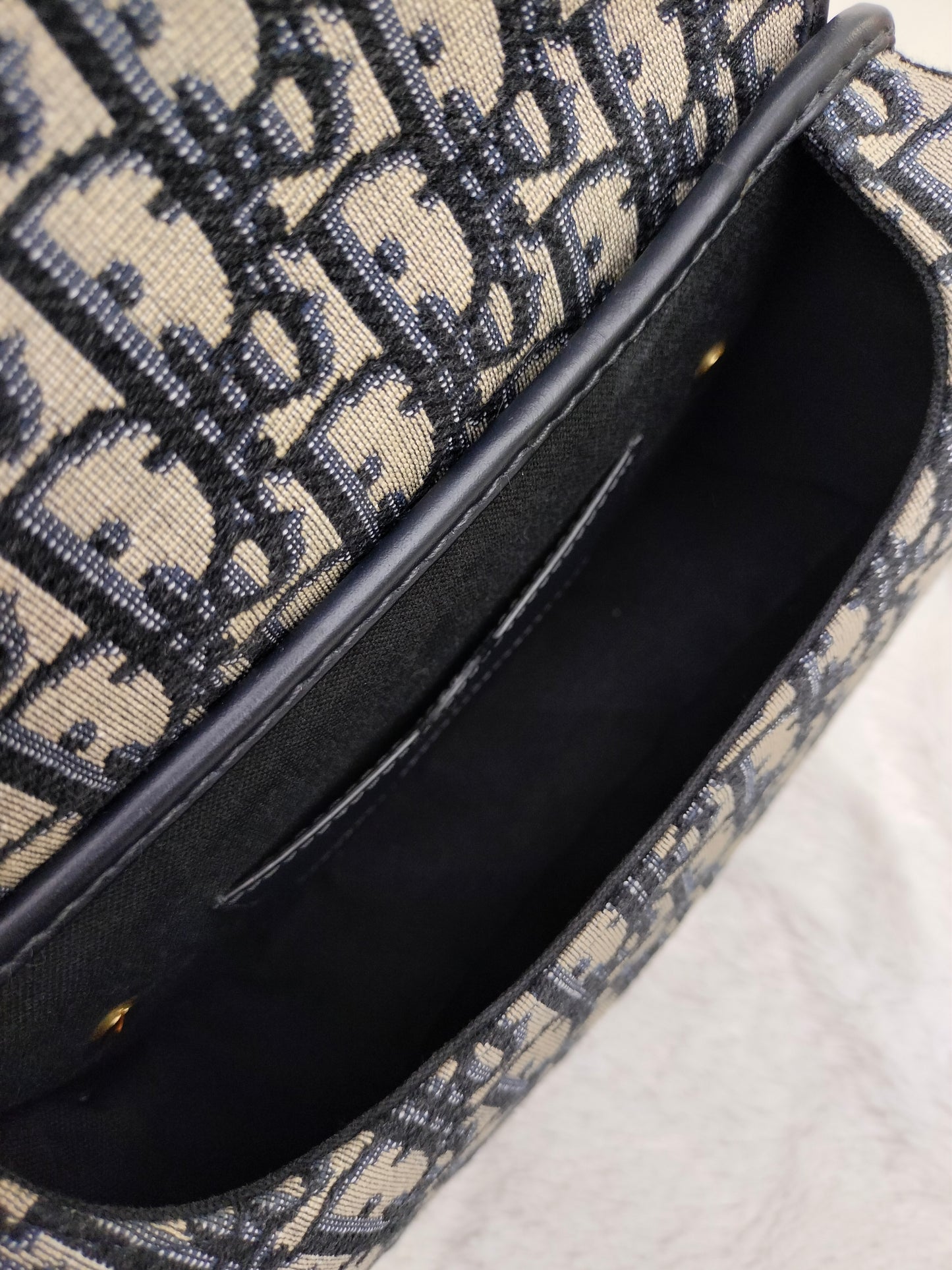 Dior Bobby Medium Oblique Navy GHW 2020