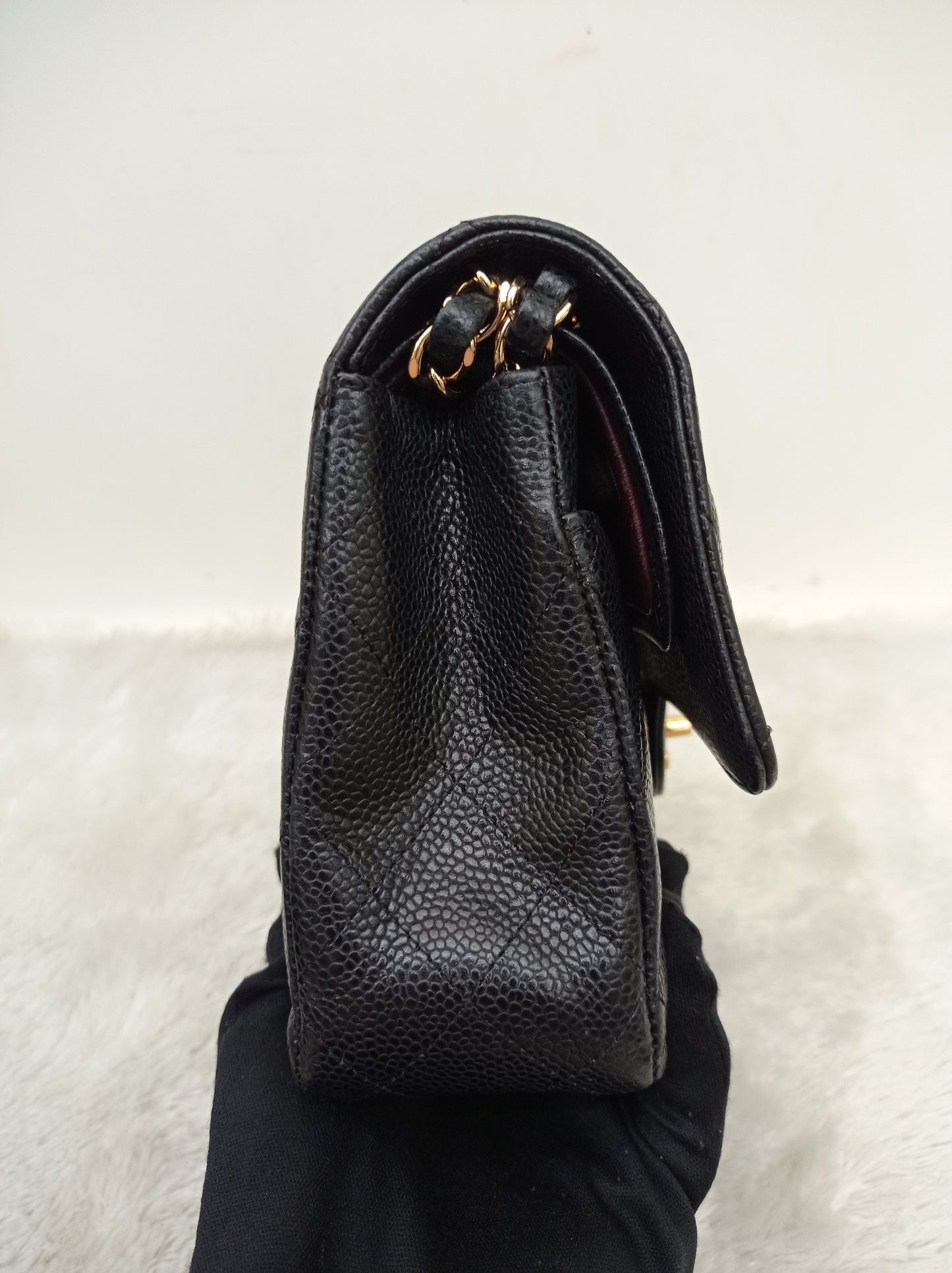 Chanel Medium Caviar Black GHW DF #20