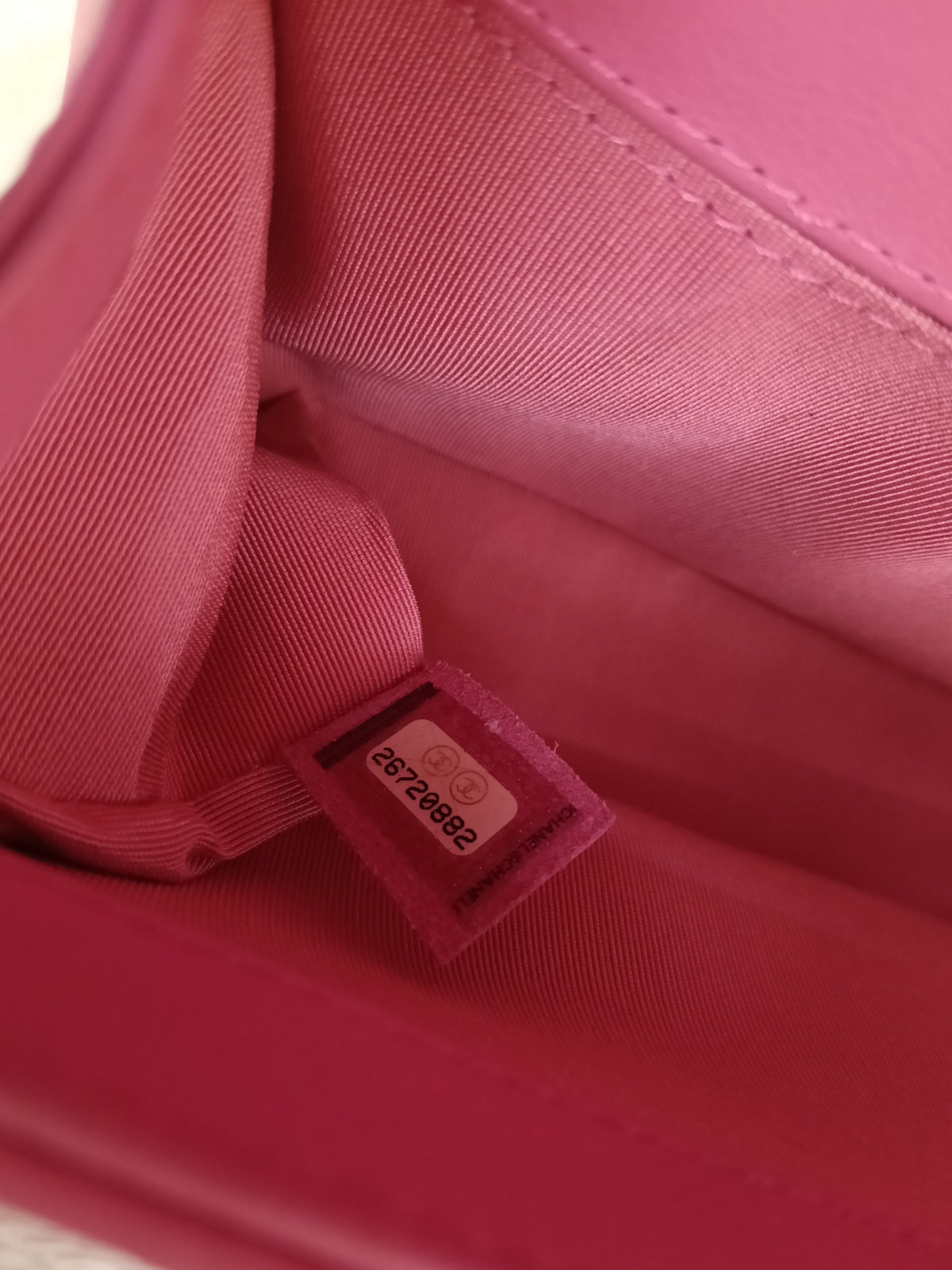 Chanel Boy 25 Lamb Pink GHW #26