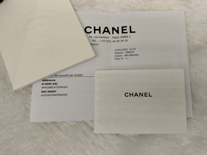 *NEW* Chanel Mini Square Lamb Black GHW (CHIP)