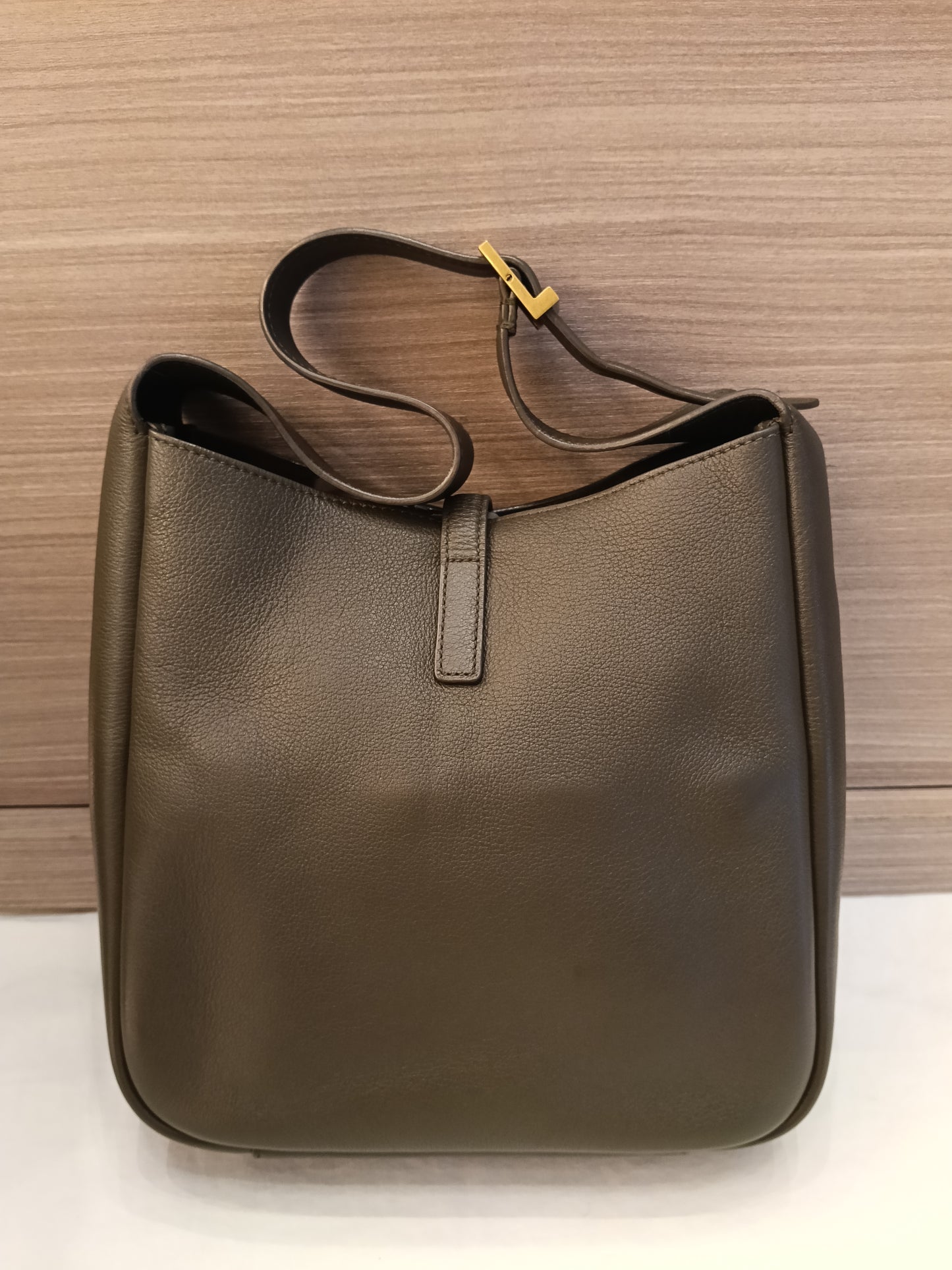 YsL Le 5 A 7 Supple Small Grained Green GHW 2025