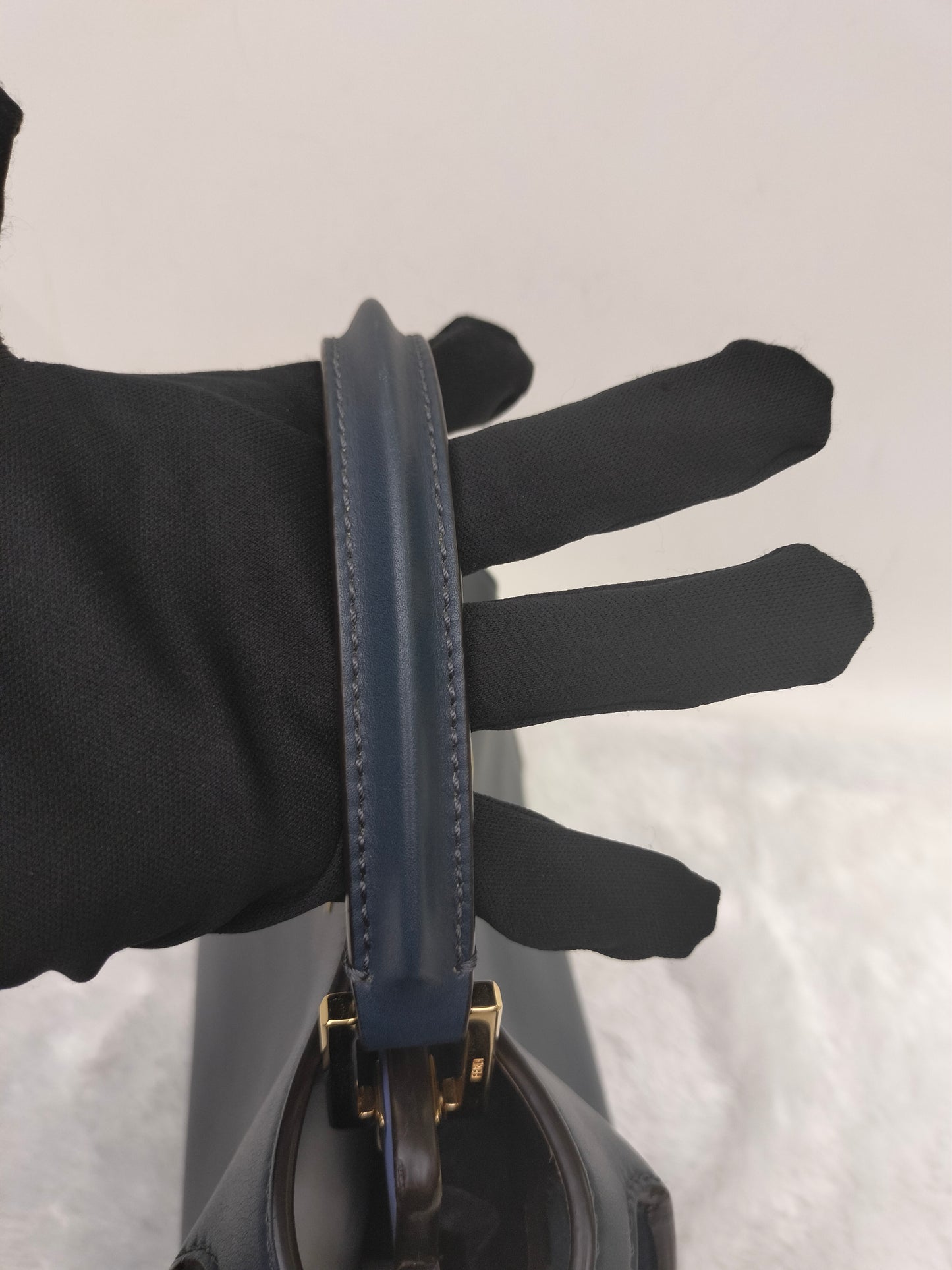 Fendi Peekaboo Essential Navy GHW