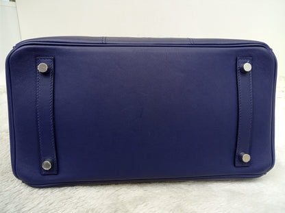 B30 Tressage Swift Epsom Bleu Encre Bleu Du Nord PHW #D