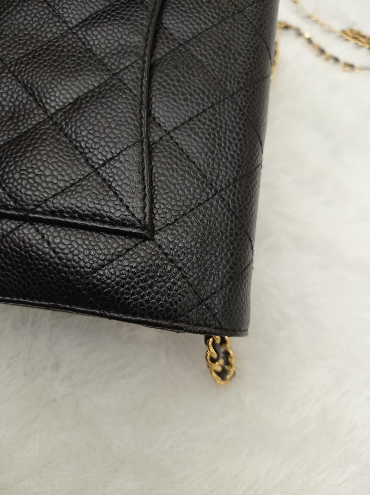 Chanel WOC Caviar Black GHW #27
