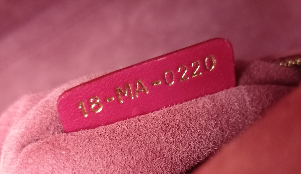 Lady Dior Medium Lamb Burgundy GHW 2020
