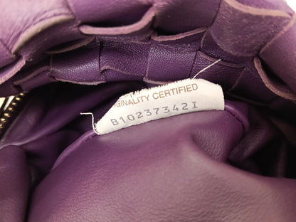 Bottega Veneta Teen Jodie Purple GHW