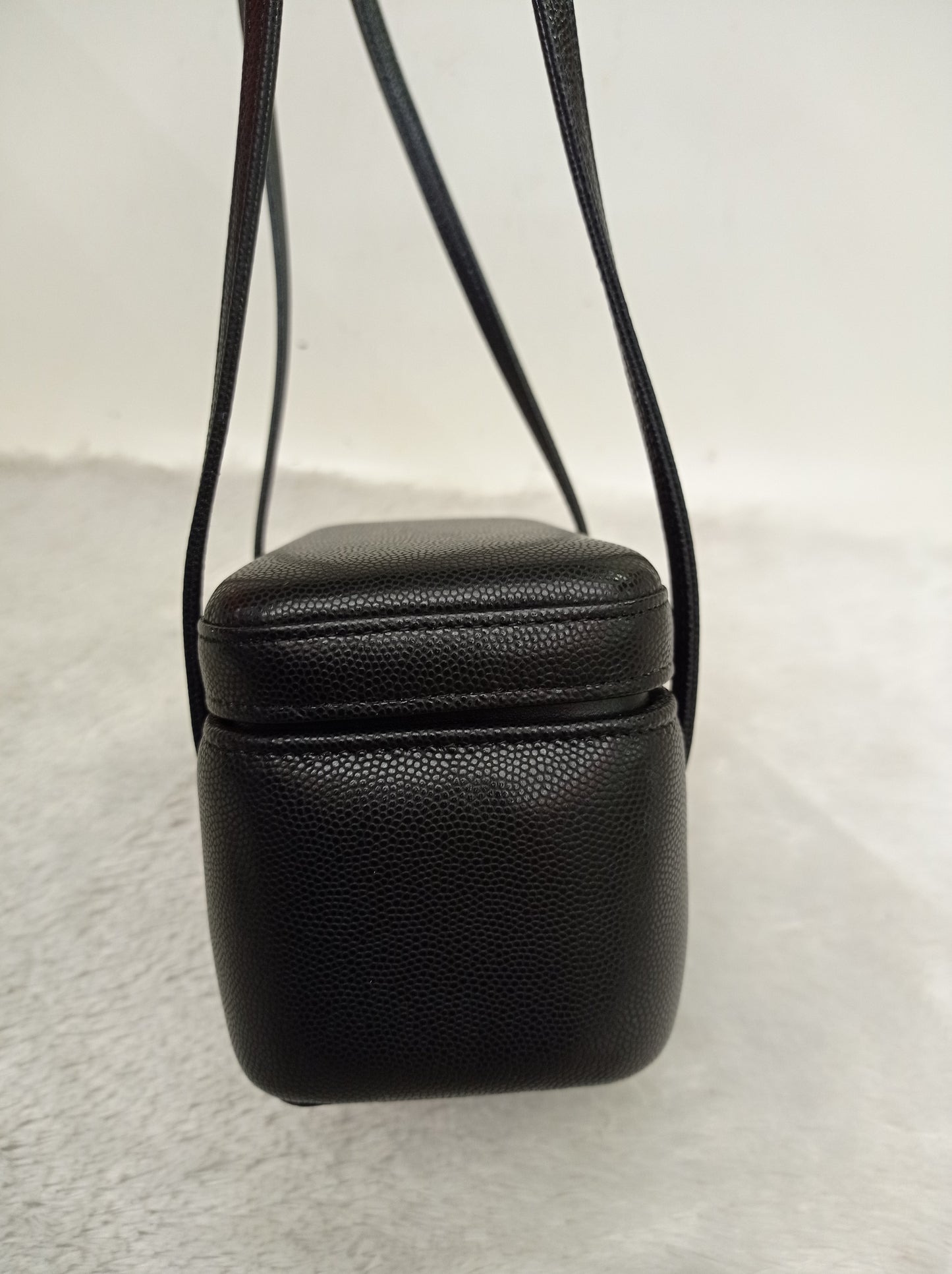 *NEW* Chanel Preppy Coco Long Vanity with Straps Black Caviar GHW (CHIP)