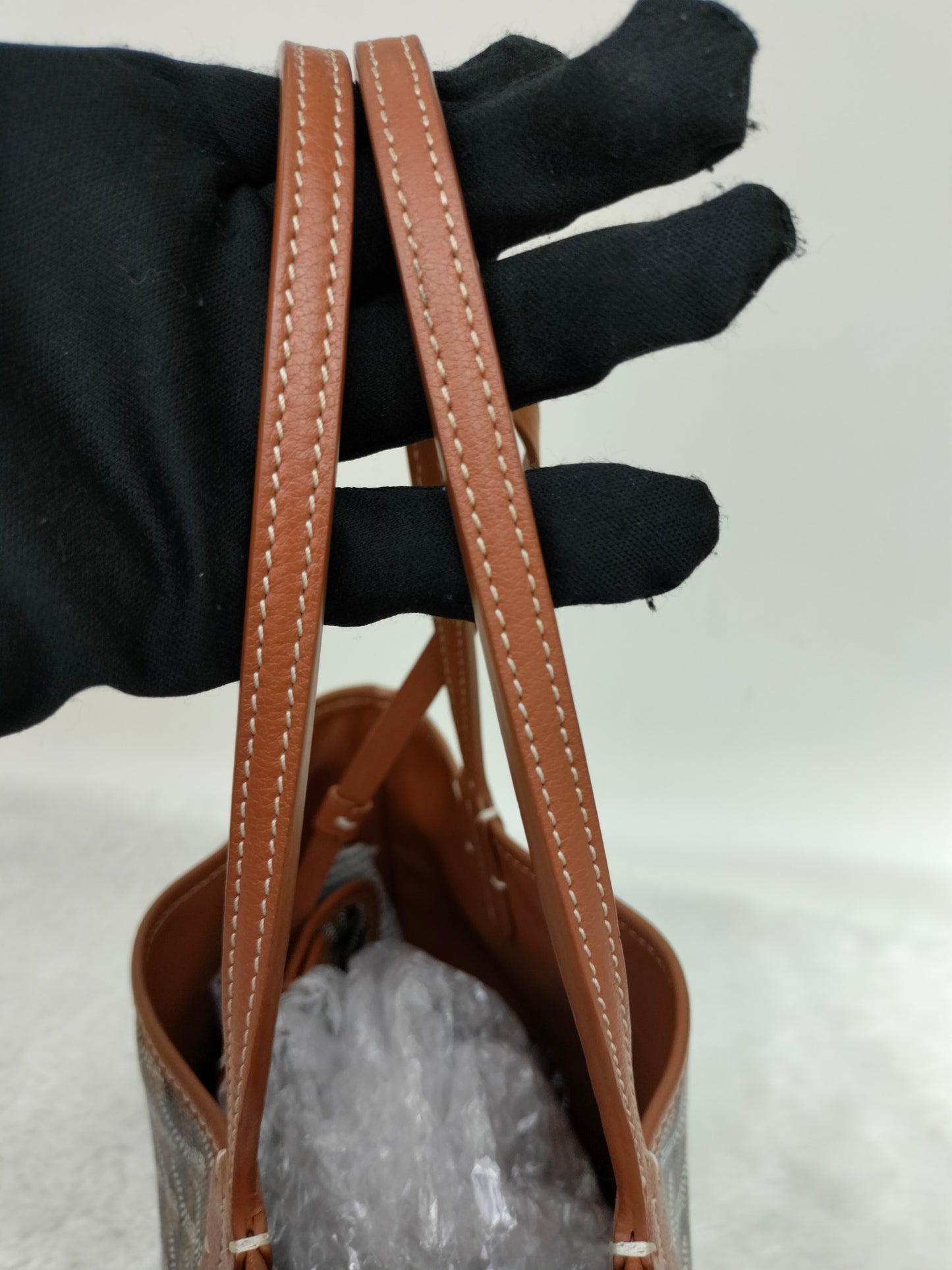 Goyard Anjou Mini Black Tan