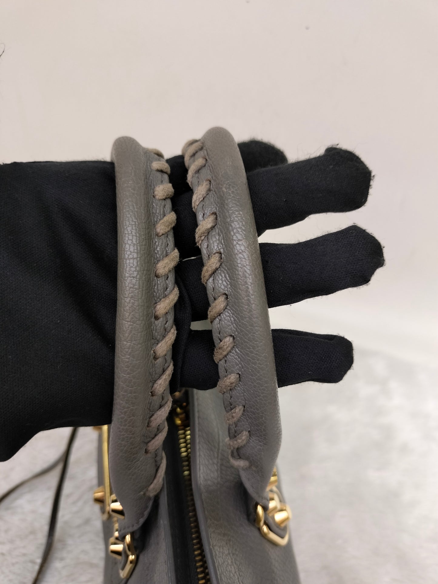 Balenciaga Small City Edge Dark Grey GHW