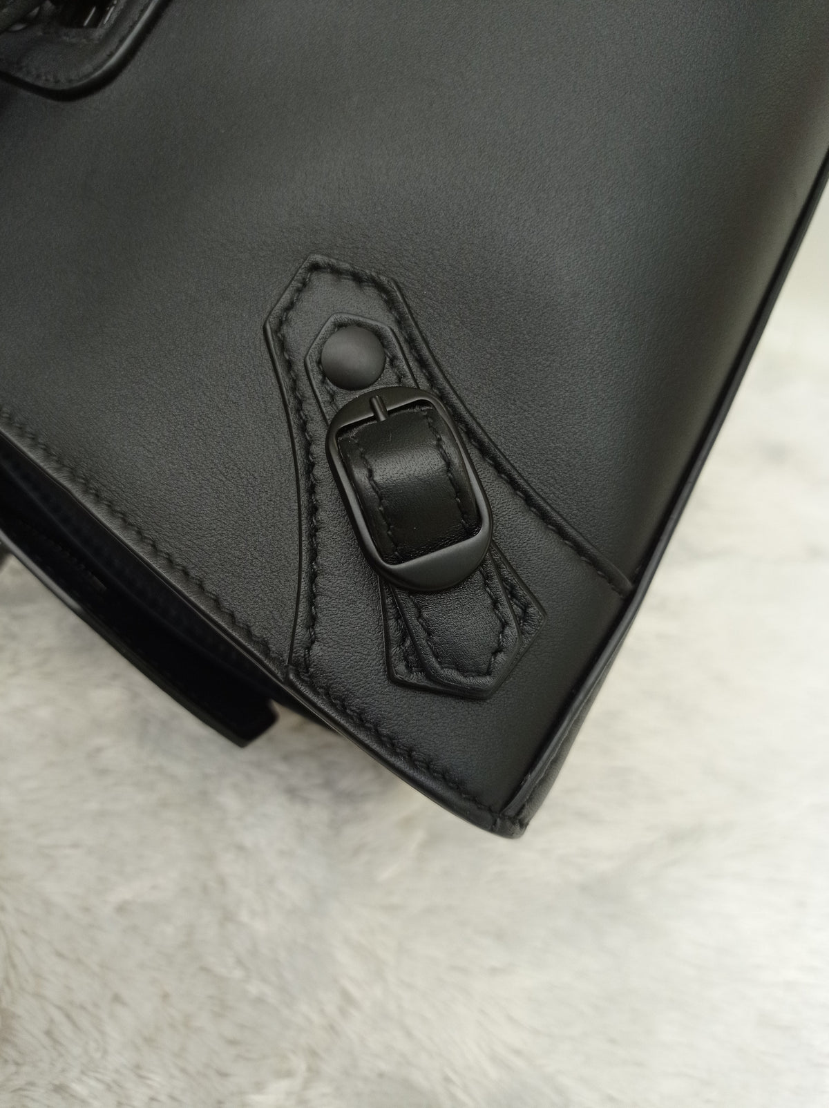 Balenciaga Neo City Classic Small Calfskin All Black 2020