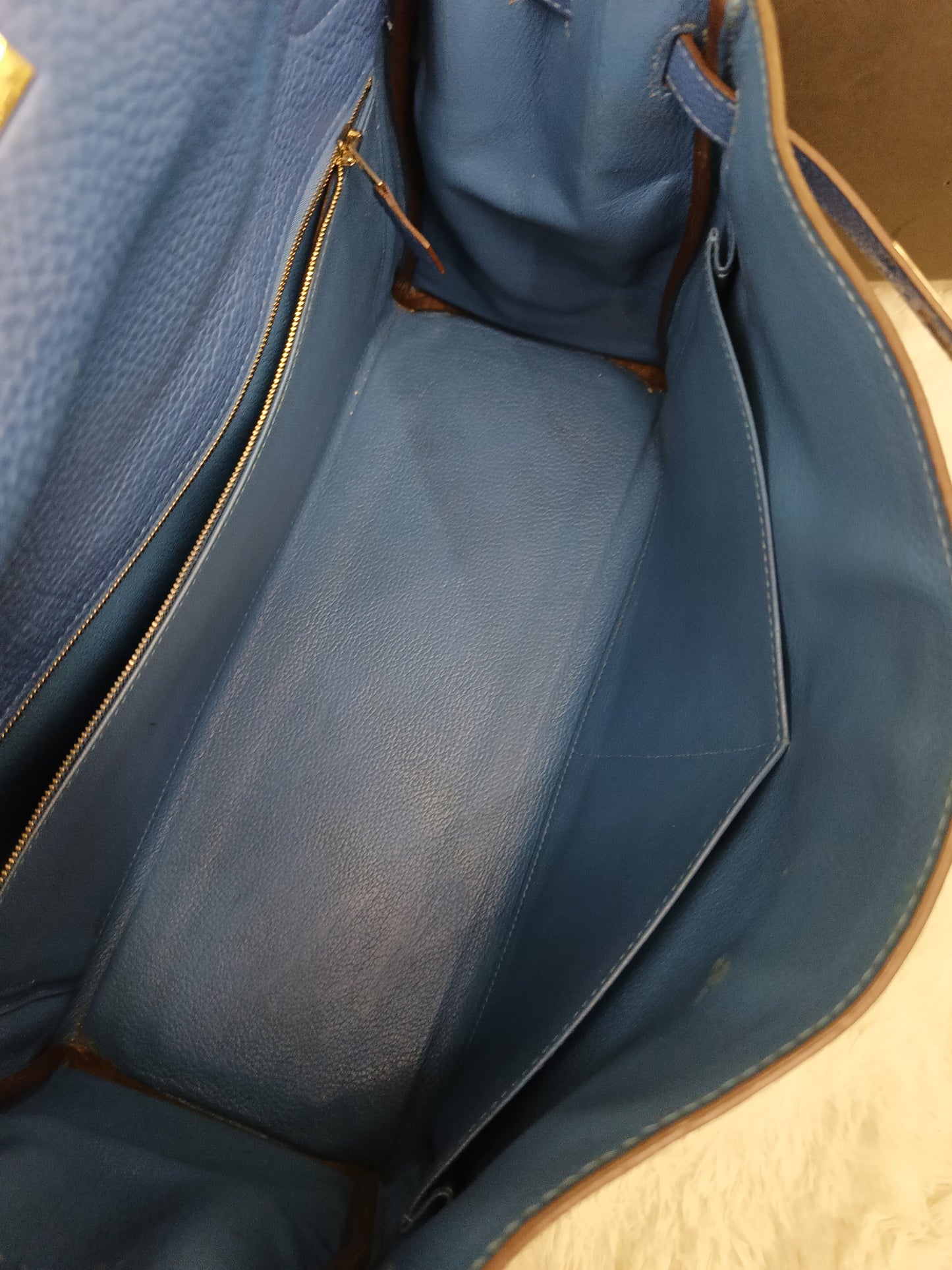K35 Togo Blue Myconos PHW #O square