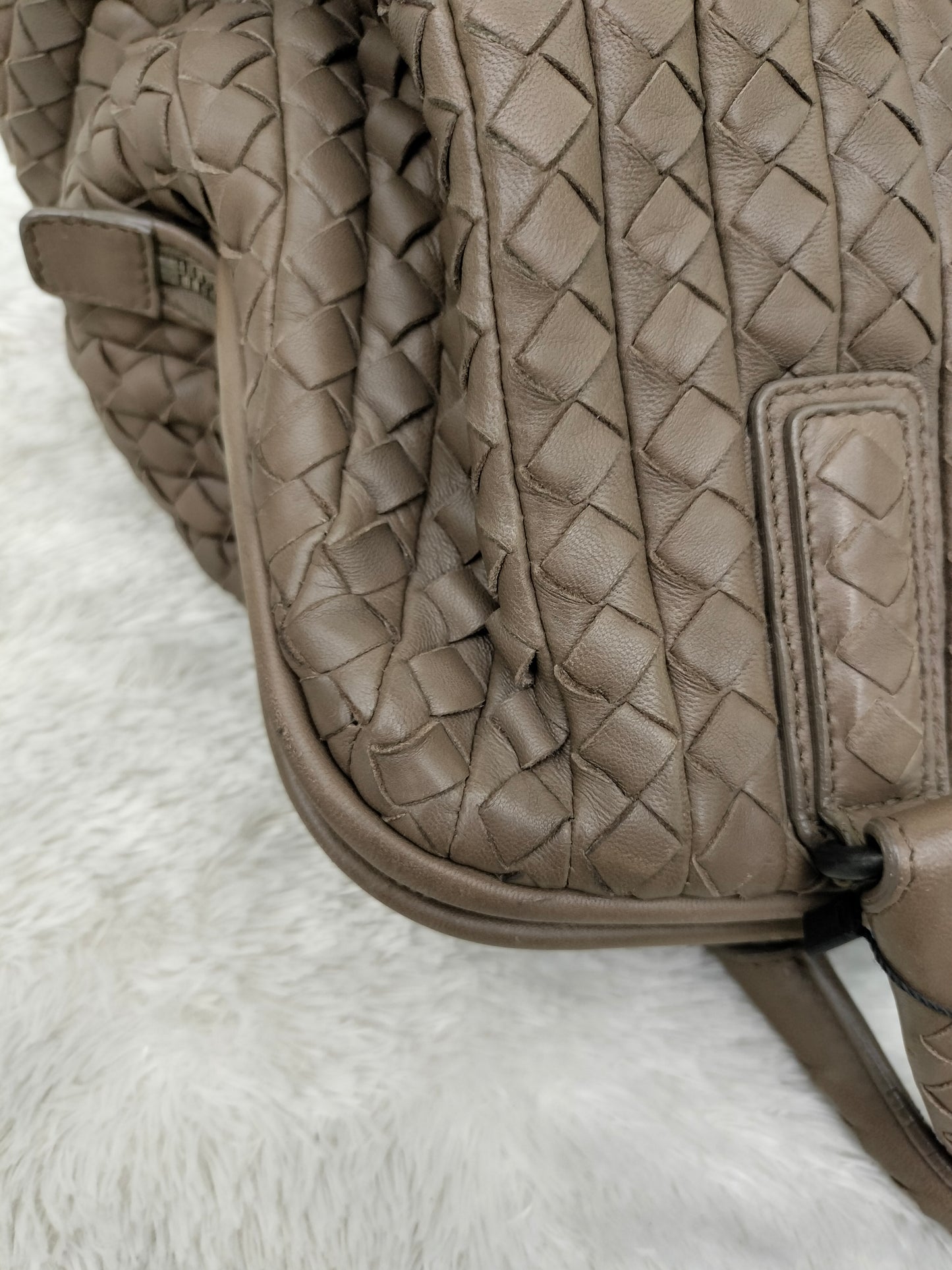 Bottega Veneta Intrecciato Doctor Bag Beige RHW 2008