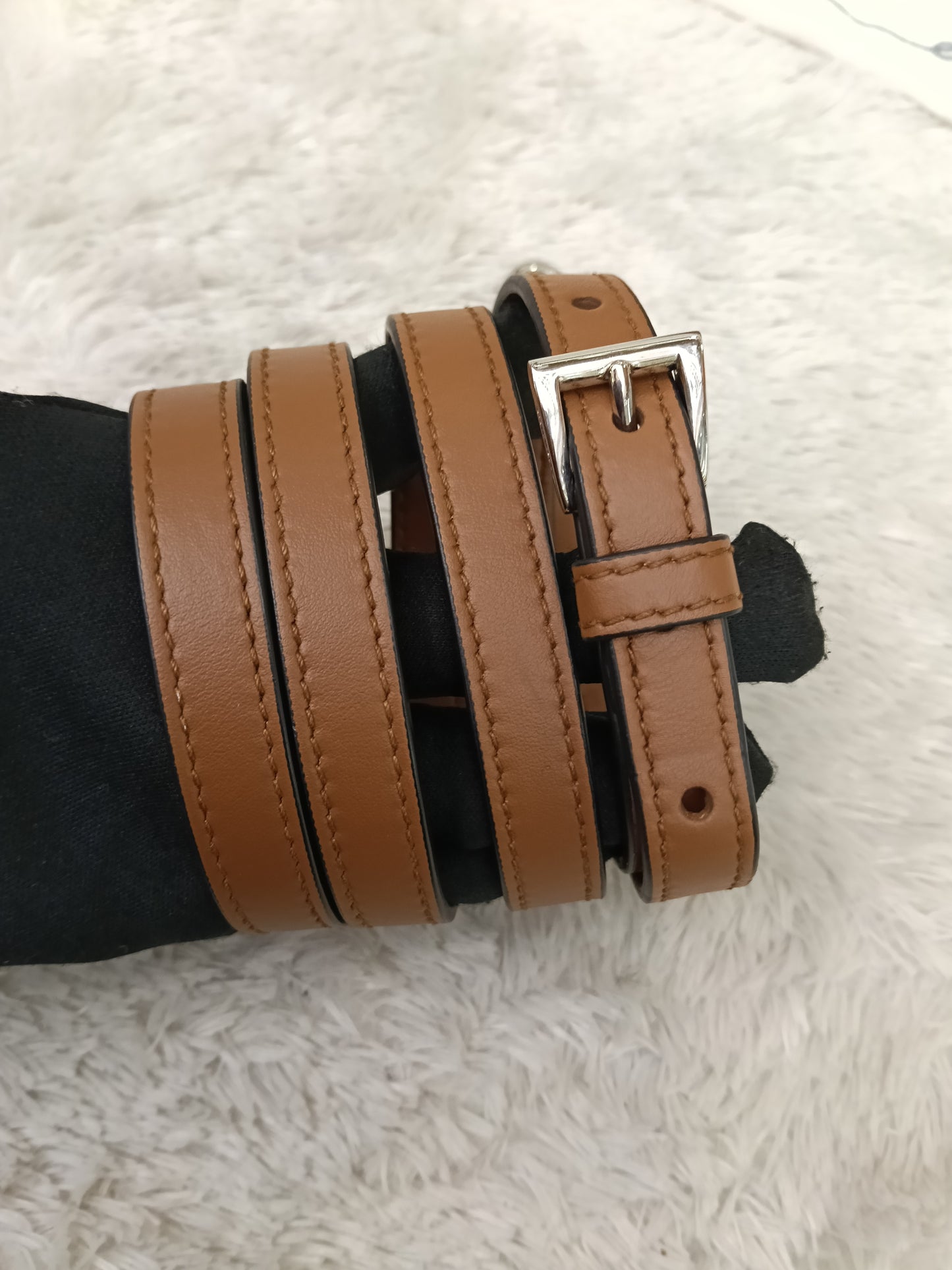 Prada Saffiano Cuir+C Cognac GHW