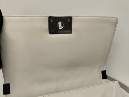 Chanel Boy 25 Rock Python White Blue RHW #17