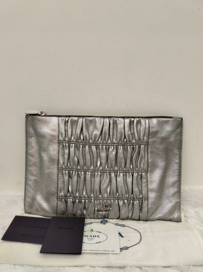 Prada Nappa Gaufre Cromo SHW 2016