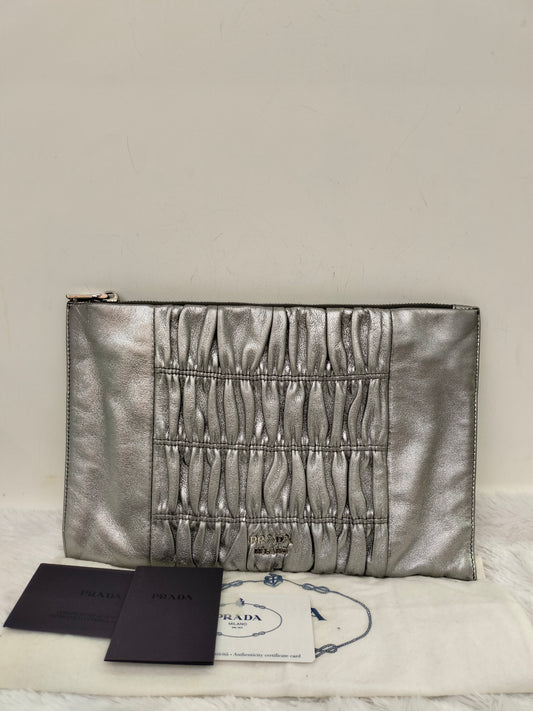 Prada Nappa Gaufre Cromo SHW 2016