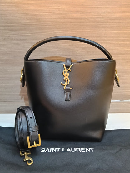 YsL Le37 Small Calfskin Black GHW 2023