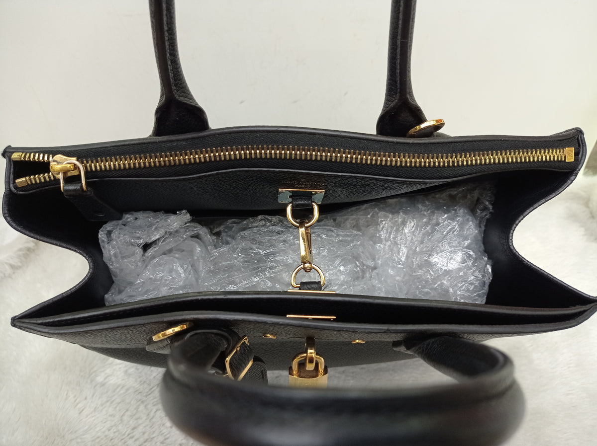 LV Steamer MM Taurillon Noir 2016