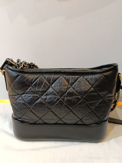 Chanel Gabrielle Small Calfskin Black (CHIP)