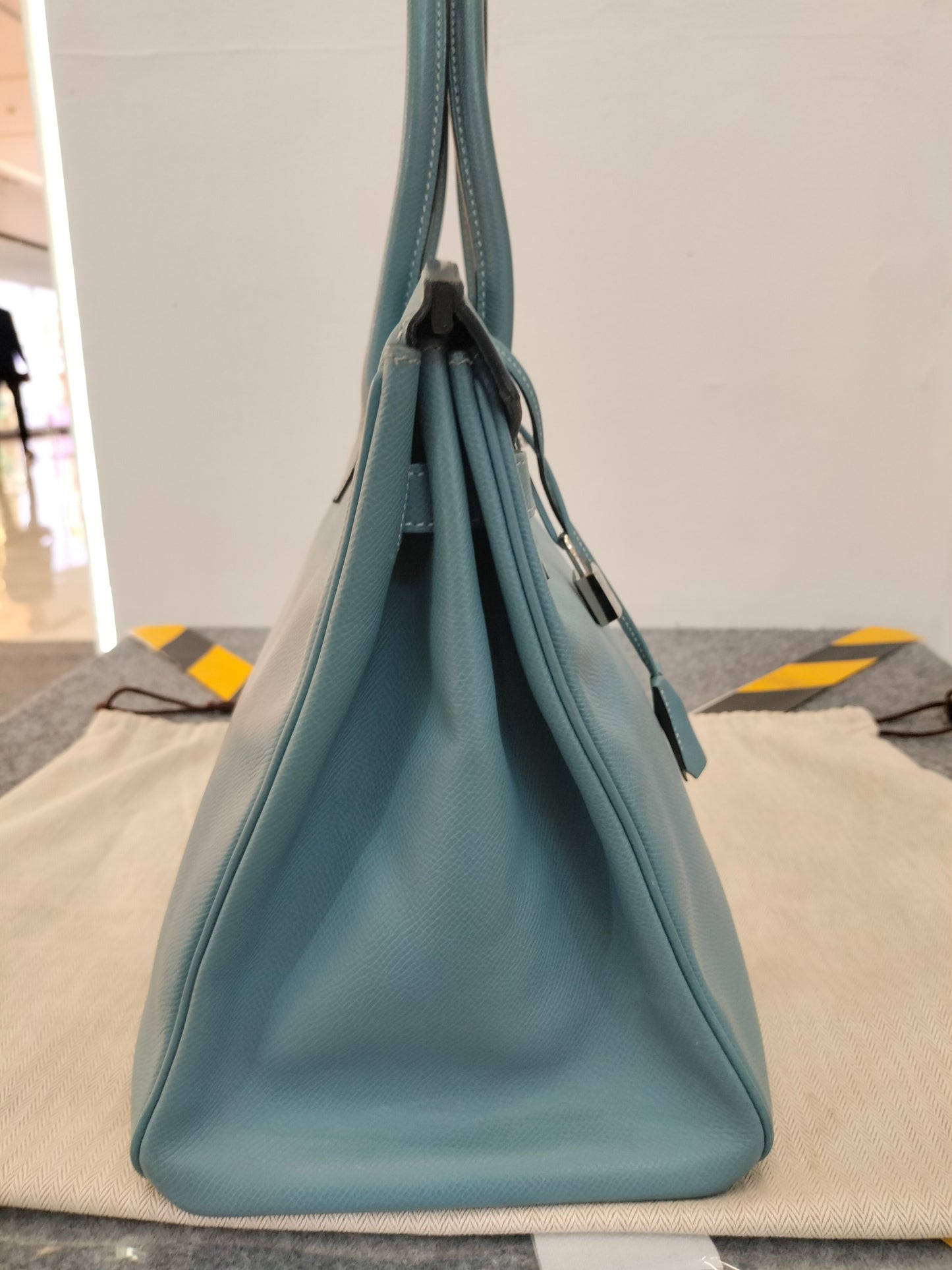 B35 Epsom Blue Jeans PHW #N square