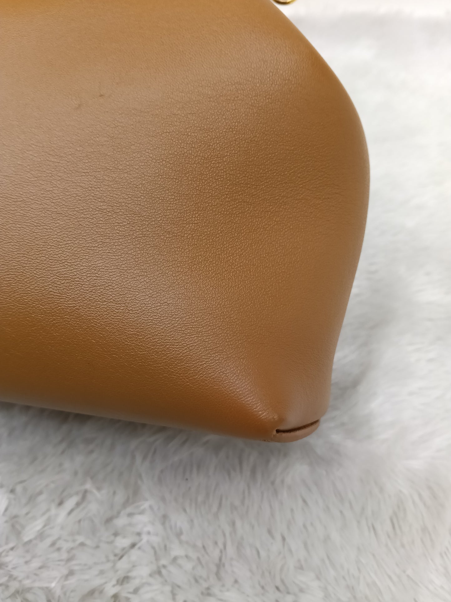 Fendi First Caramello Medium Calfskin Brown Beige GHW
