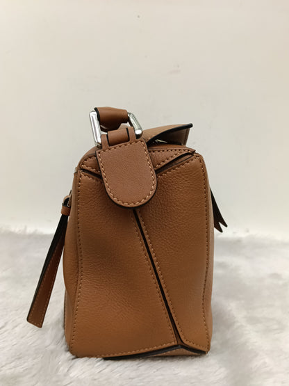 Loewe Puzzle Small Tan SHW 2021