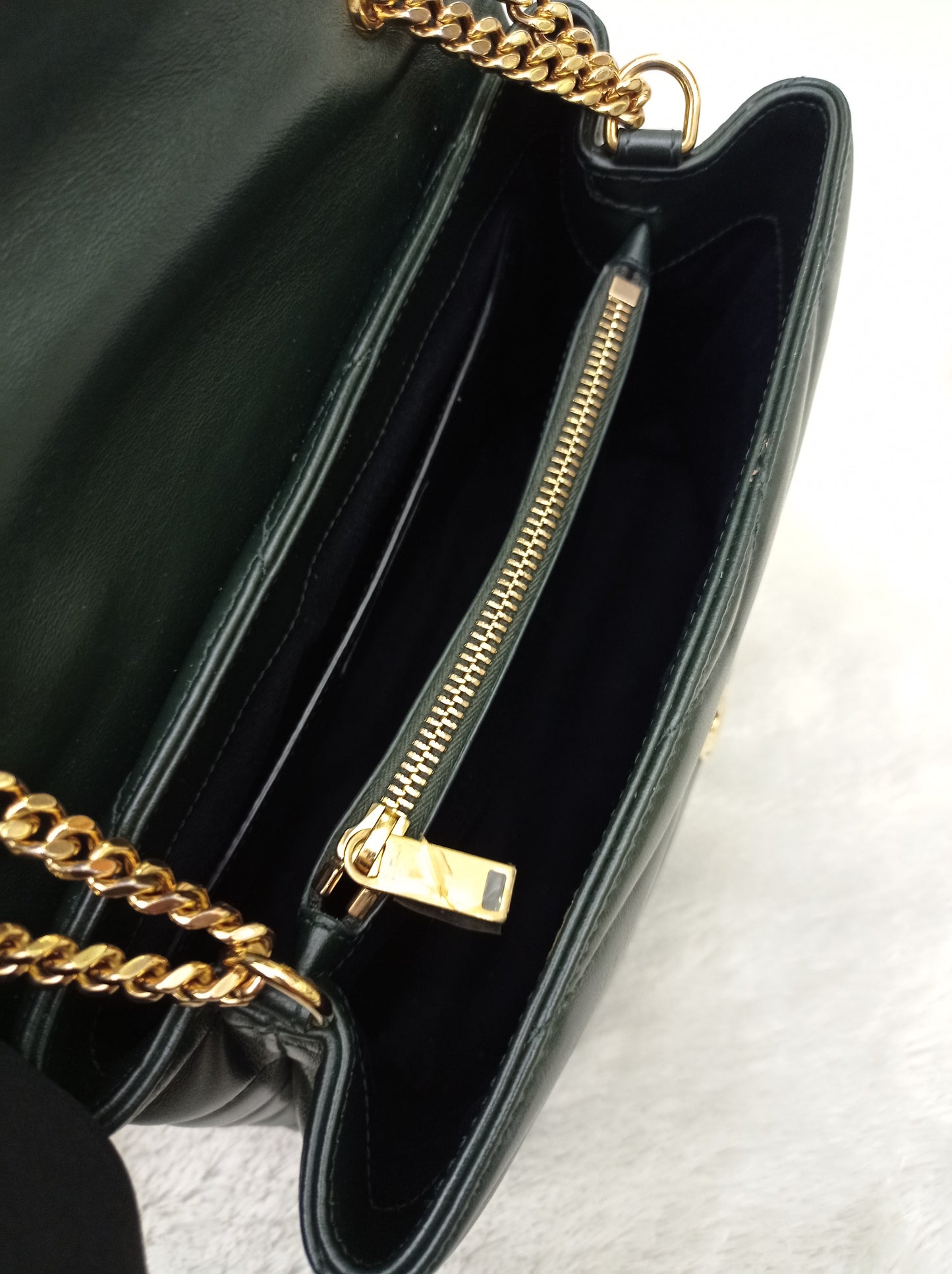 YsL Lou Lou Small Lamb Emerald Green GHW 2019