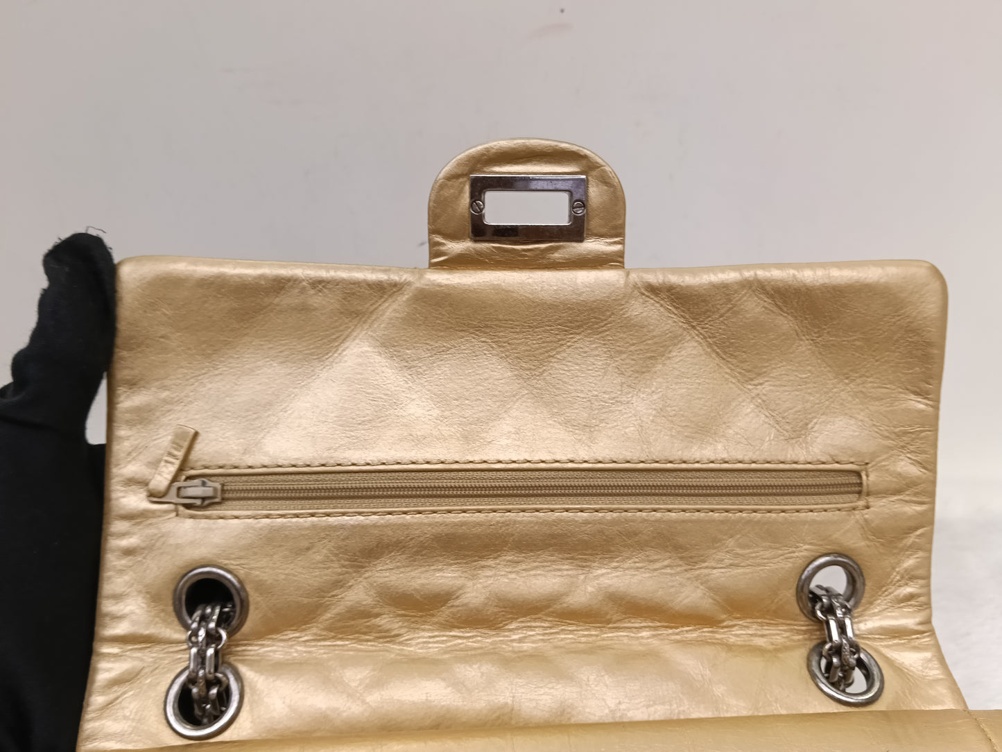Chanel Reissue 225 Calfskin Gold RHW DF #12