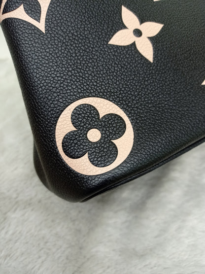 LV Neo Noe MM Monogram Empreinte Noir Creme (CHIP)