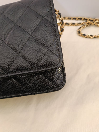 Chanel WOC Caviar Black GHW #29