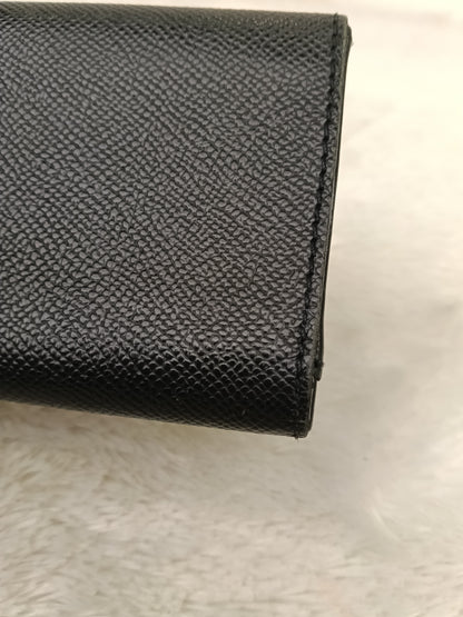 Chanel Trifold Wallet Caviar Black GHW #5