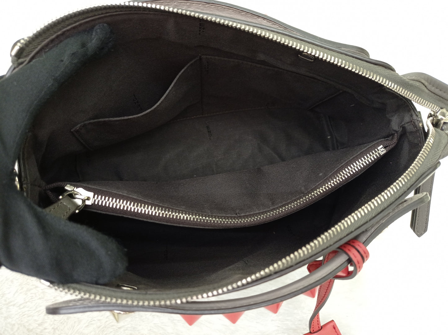 Fendi BTW Medium Sleepy Monster Multicolour Studded SHW