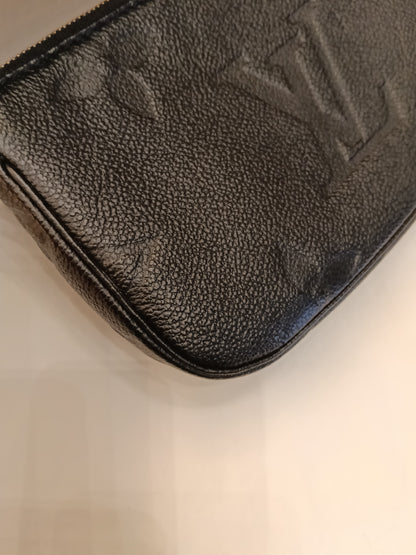 LV Multi Pochette Accesories NV Monogram Empreinte Noir (CHIP)