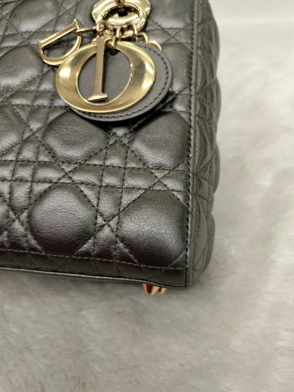 Lady Dior Small Gun Metal GHW 2019