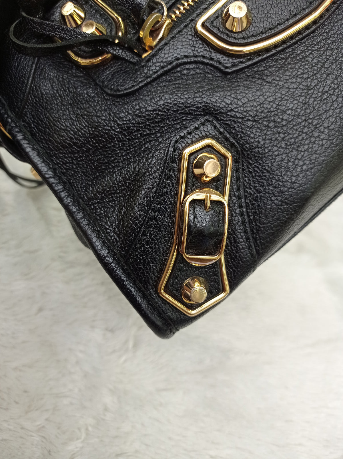 Balenciaga Mini City Edge Black GHW 2017