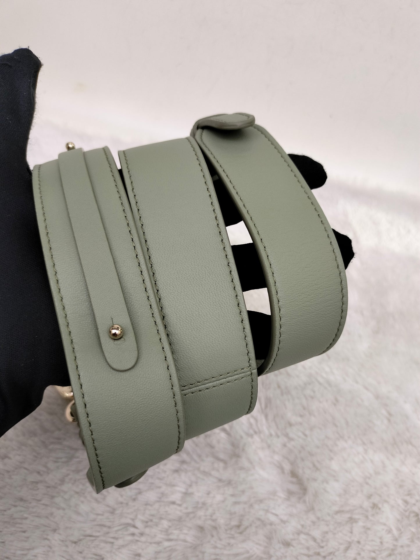 Lady Dior Small Lamb Sage GHW 2023