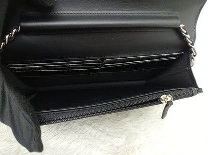 Chanel WOC Boy Patent Black SHW #20