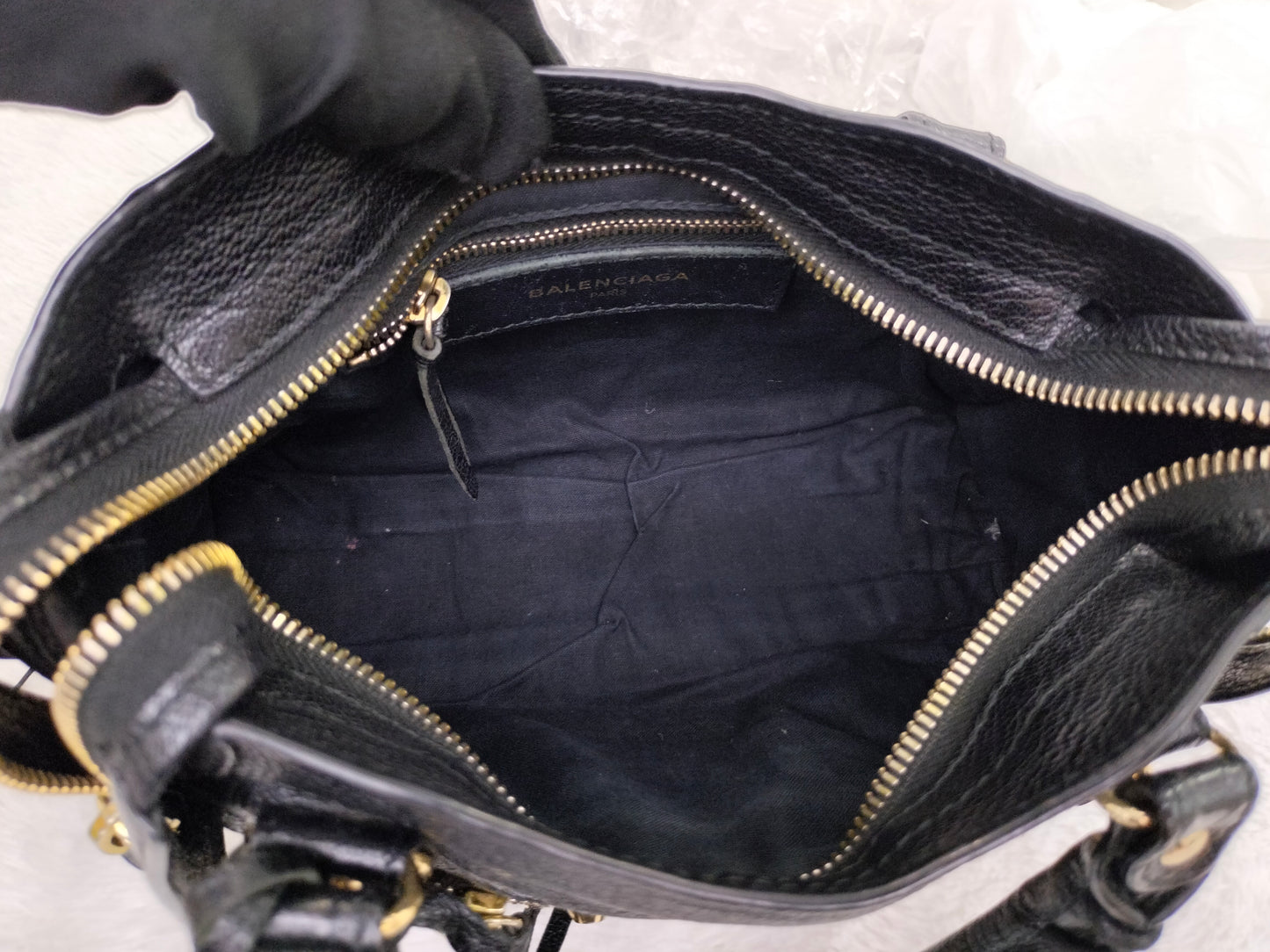 Balenciaga Mini City Edge Black GHW